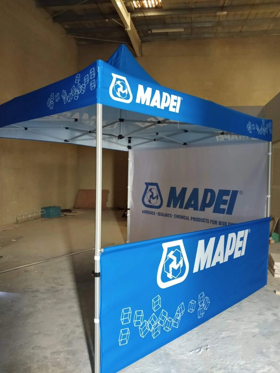 Event branding support with custom bags and giveaway distribution