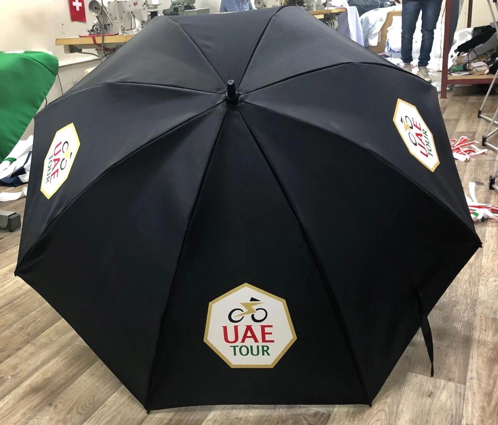 Branded umbrella promotional merchandise for UAE campaigns